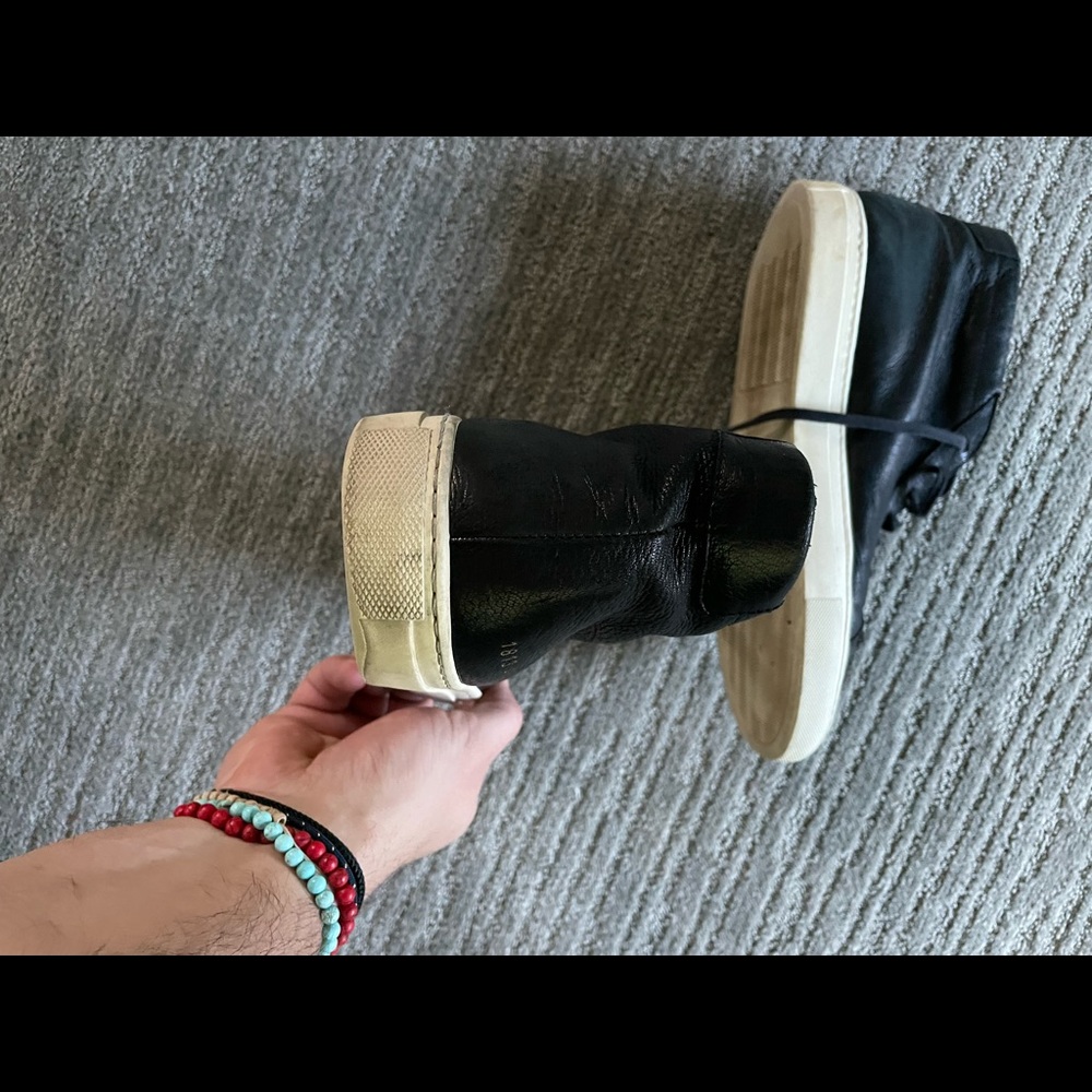 Common Projects Achilles Sneakers Mid Black Size: 43 - Picture 2 of 3
